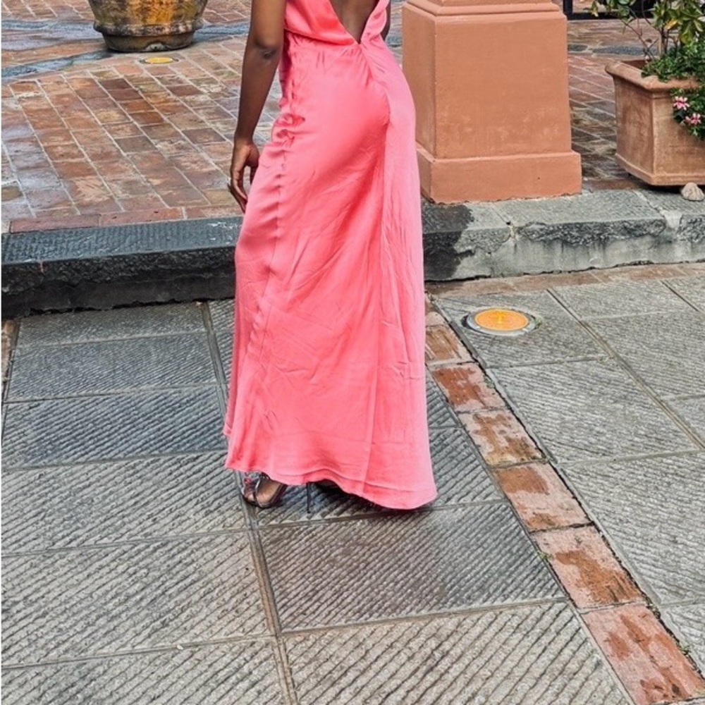 Chic pink Maxi Dress - Picture 3 of 4
